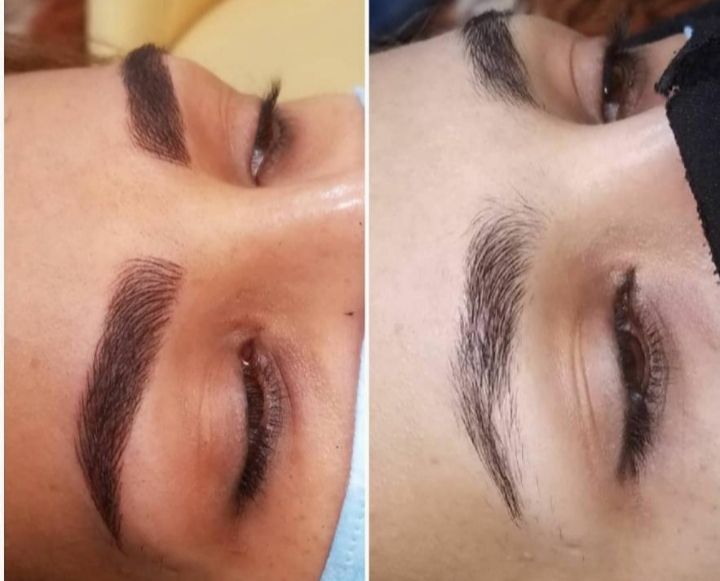 هاشور تخصصی ابرو در سالن زیبایی ساناز بیوتی